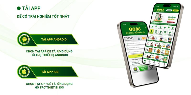 3 Bước Tải App QQ88